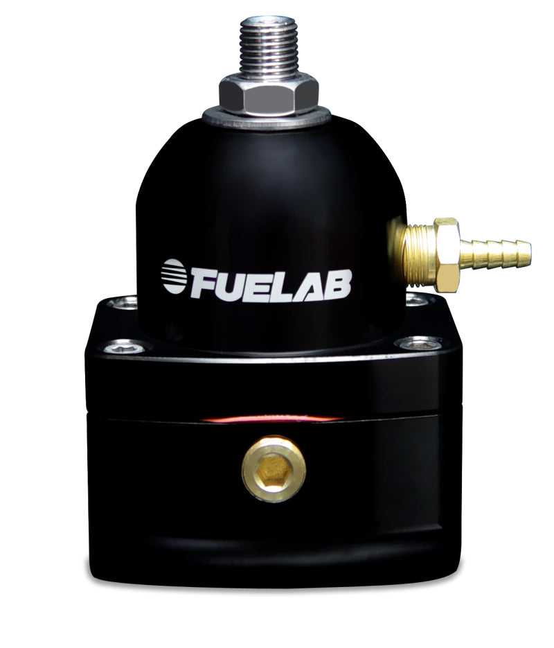 Fuelab 515 EFI Adjustable FPR 90-125 PSI (2) -10AN In (1) -6AN Return - Black 51505-1-S-G 51505-1-S-G Photo - Primary