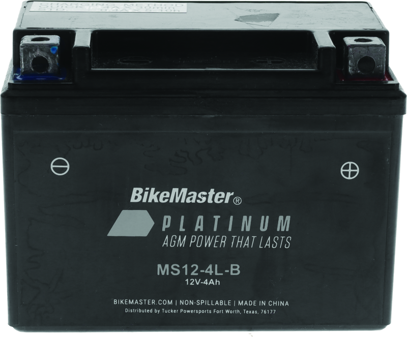 BikeMaster AGM Battery - MS12-4L-B 780730 780730 Photo - Primary