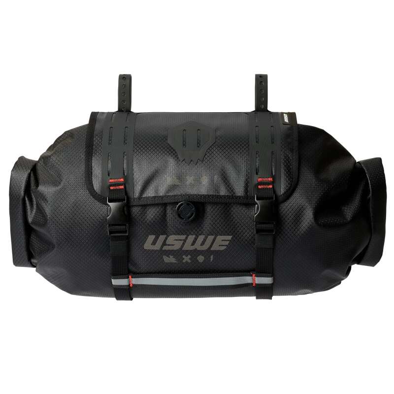 USWE Handlebar Roll-Top Bag with Holster - Black 200067001