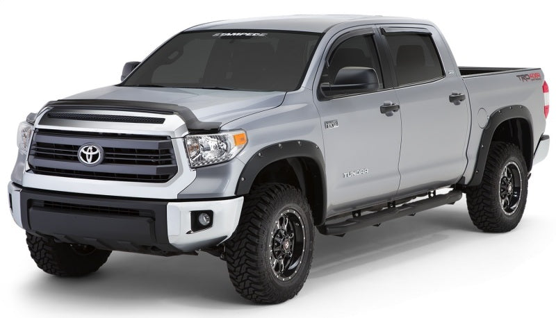 Stampede Vigilante Premium Hood Protector, Smoke, for 2014-2019 Toyota Tundra 2325-2 Photo - Mounted
