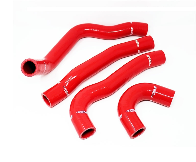 Torque Solution Silicone Radiator Hose Kit: Mitsubishi Evolution X 2008-2015 TS-EVX-434RD Photo - Primary