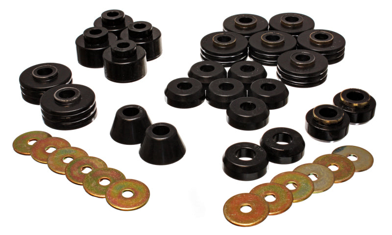 Energy Suspension Body Mount Set Black Chevrolet C10 Suburban All 1973-1980 3.4147G Photo - Primary