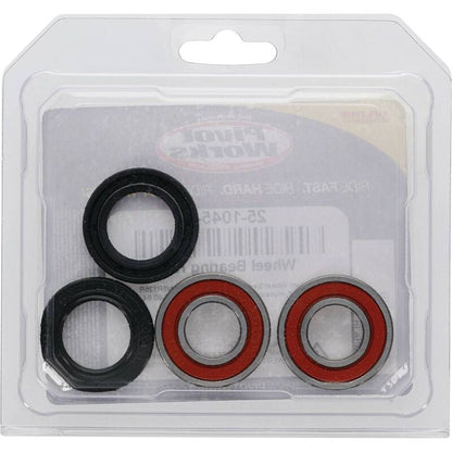 Pivot Works Honda, Hyosung, Suzuki Wheel Bearing Kit Premium Bearings 25-1045-P 25-1045-P Photo - Primary