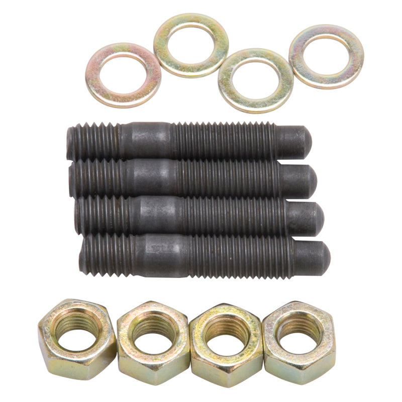 Edelbrock Carburetor, Mounting Studs, Bullet Nosed, Black Oxide, Gold Iridite 8056 Photo - Primary