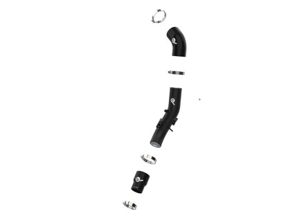 aFe BladeRunner 2-1/2 IN Aluminum Cold Charge Pipe Black 17-20 Hyundai Elantra GT L4-1.6L (t) 46-20639-B 46-20639-B Photo - Unmounted