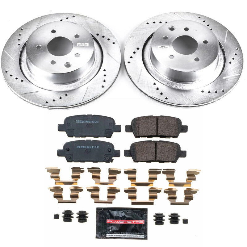 PowerStop Power Stop 14-15 Infiniti Q60 Rear Z23 Evolution Brake Kit K9062 K9062 Photo - Primary