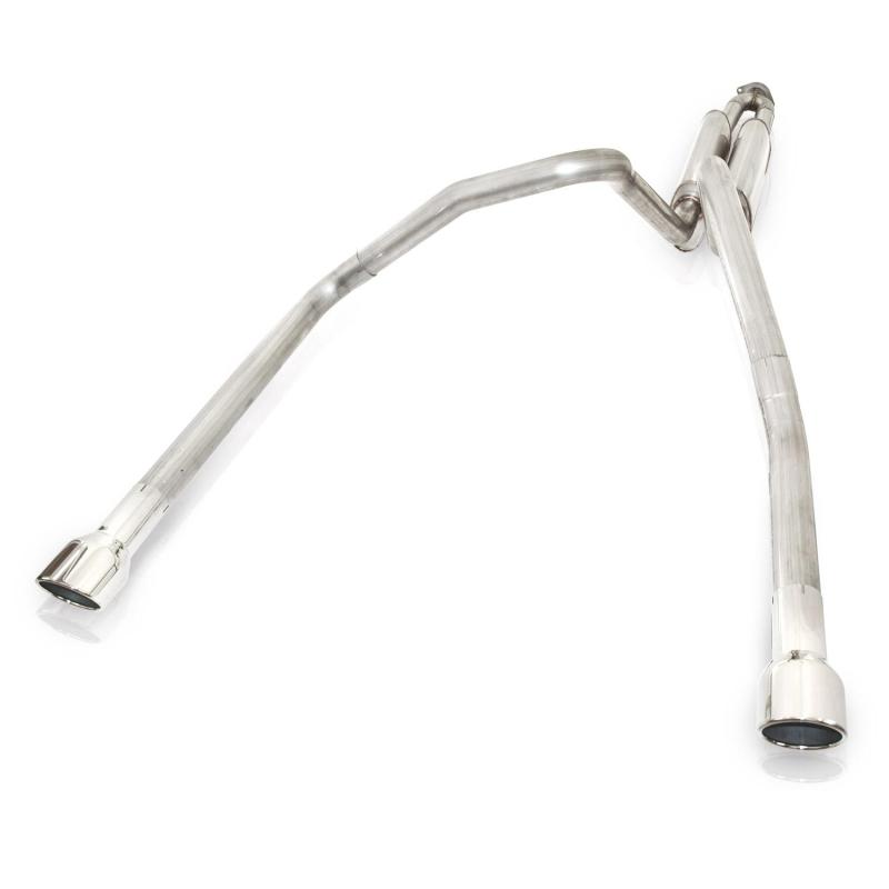 Stainless Works 2006-09 Trailblazer SS 6.0L 2-1/2in S-Tube Exhaust X-Pipe Center Bumper Exit TBTDLMFCB TBTDLMFCB Photo - Primary