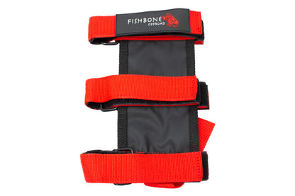 Fishbone Offroad Padded Roll Bar Red Fire Extinguisher Holder FB55155 FB55155 Photo - Primary