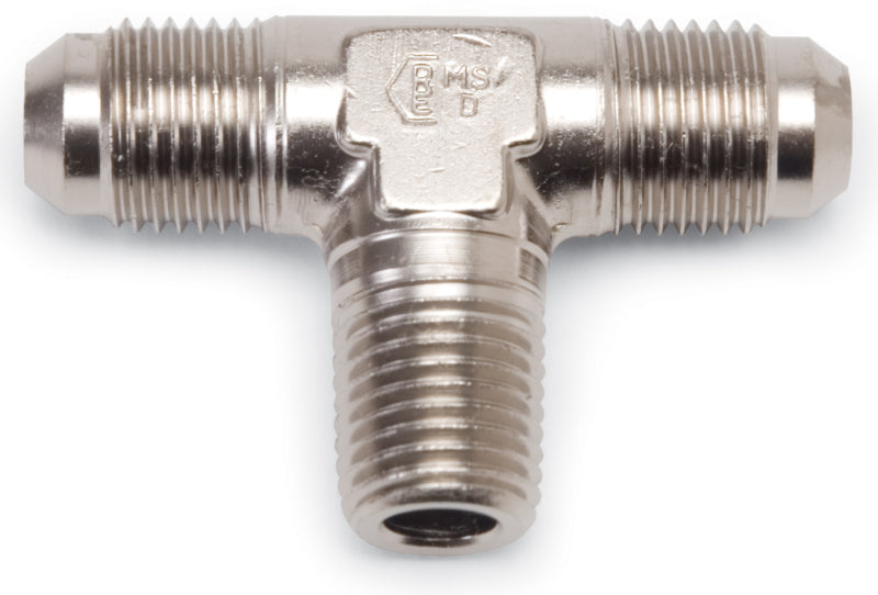 Russell -3 AN Flare to Pipe Tee Adapter (Endura Finish) 661061 Photo - Primary