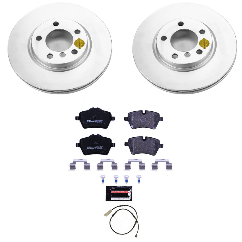 PowerStop Power Stop 11-16 Mini Cooper Countryman Front Euro-Stop Brake Kit ESK6665 ESK6665 Photo - Primary