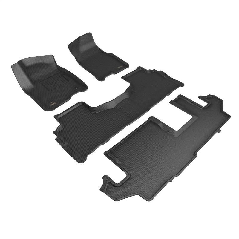 3D MAXpider 21-23 Chevrolet Suburban Kagu Floor Mat- Black R1 R2 R3 L1CH09801509 L1CH09801509 Photo - Primary