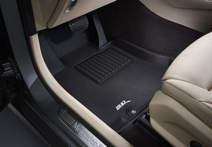 3D MAXpider 2011-2016 BMW 5 Series F10 Kagu 1st Row Floormat - Black L1BM05411509 L1BM05411509 Photo - Mounted