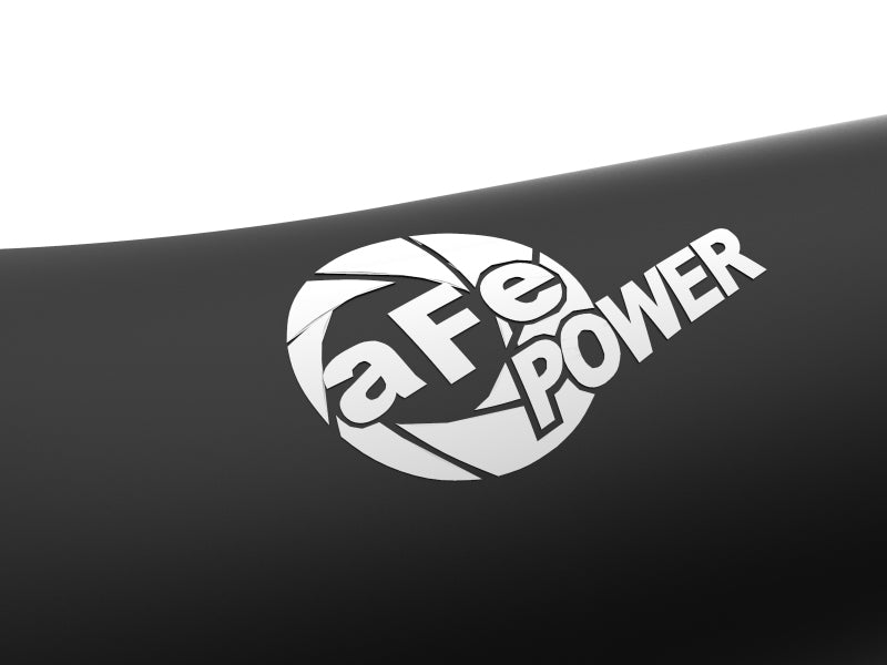 aFe BladeRunner 2 1/2in Intercooler Hot Side Charge Pipe 18-21 Jeep Wrangler JL L4-2.0L (t) - Black 46-20468-B 46-20468-B Photo - Close Up