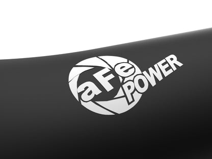 aFe BladeRunner 2 1/2in Intercooler Hot Side Charge Pipe 18-21 Jeep Wrangler JL L4-2.0L (t) - Black 46-20468-B 46-20468-B Photo - Close Up