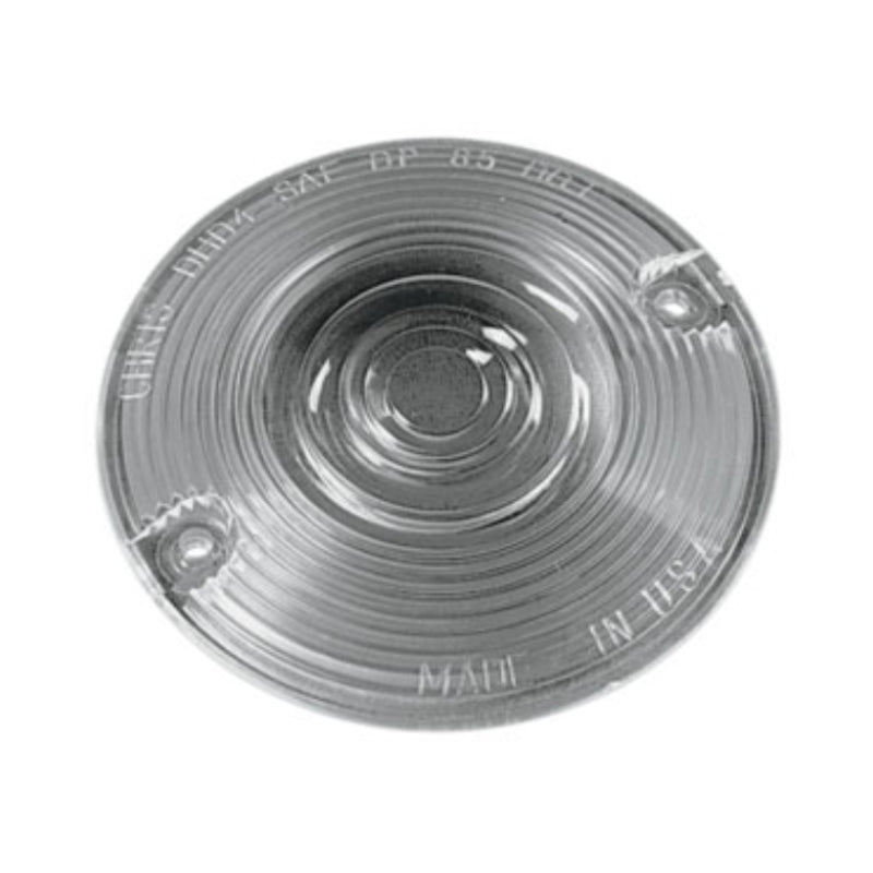 Letric Lighting Smoke Flat Lens Style Turn Signal Lenses 3In LLC-3S LLC-3S Photo - Primary