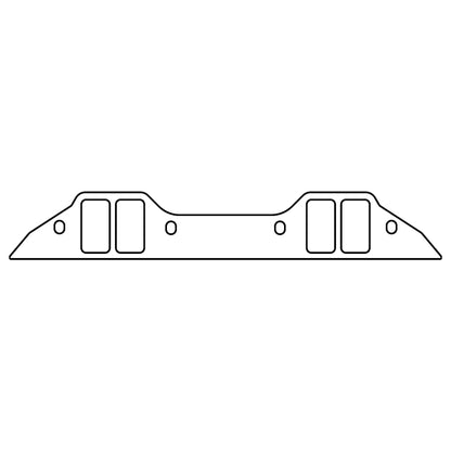 Cometic Gasket Cometic Chrysler BB B/RB V8 .060in Fiber Intake Mani Gskt Set-2.260in x 1.210in Rectangular Ports C15326FC C15326FC Photo - Primary
