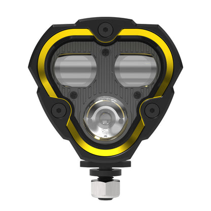 KC HiLiTES FLEX ERA 3 Dual Mode SAE Fog Light - Single Light Master Kit (w/Clear + Yellow Lens) 1284 1284 User 3