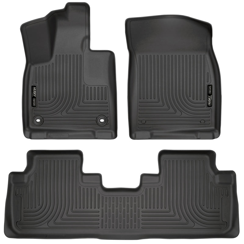 Husky Liners Weatherbeater 16-17 Lexus RX350 / 16-17 RX450H Front & 2nd Seat Floor 99651 Photo - Primary