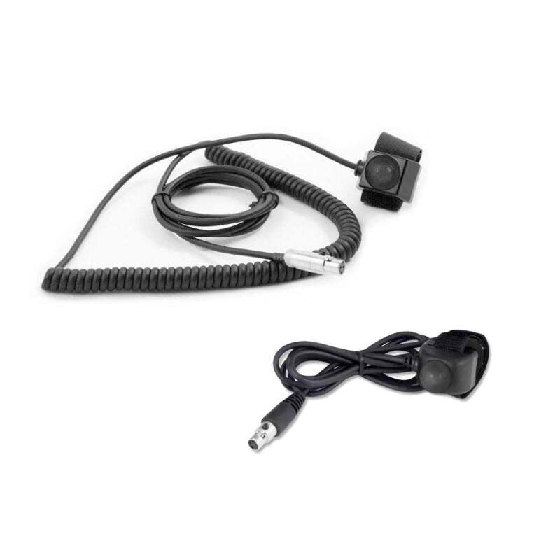Rugged Radios Velcro Mount Push to Talk (PTT) Buttons for Intercoms Driver PTT- Coil Cord PTT-VM2-CCXL PTT-VM2-CCXL Photo - Primary