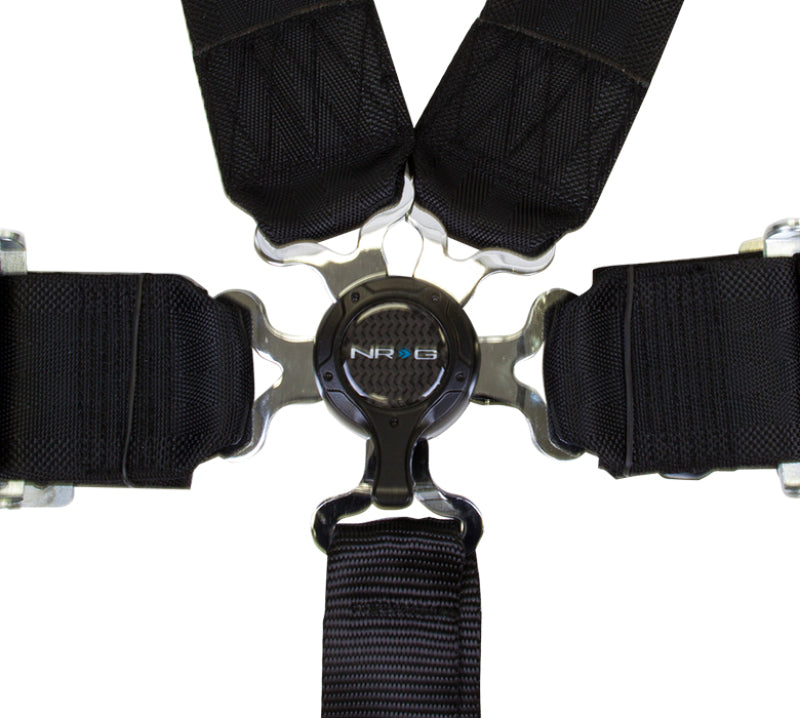 NRG 6PT 3in. Seat Belt Harness / Cam Lock - Black SBH-6PCBK SBH-6PCBK Photo - Primary