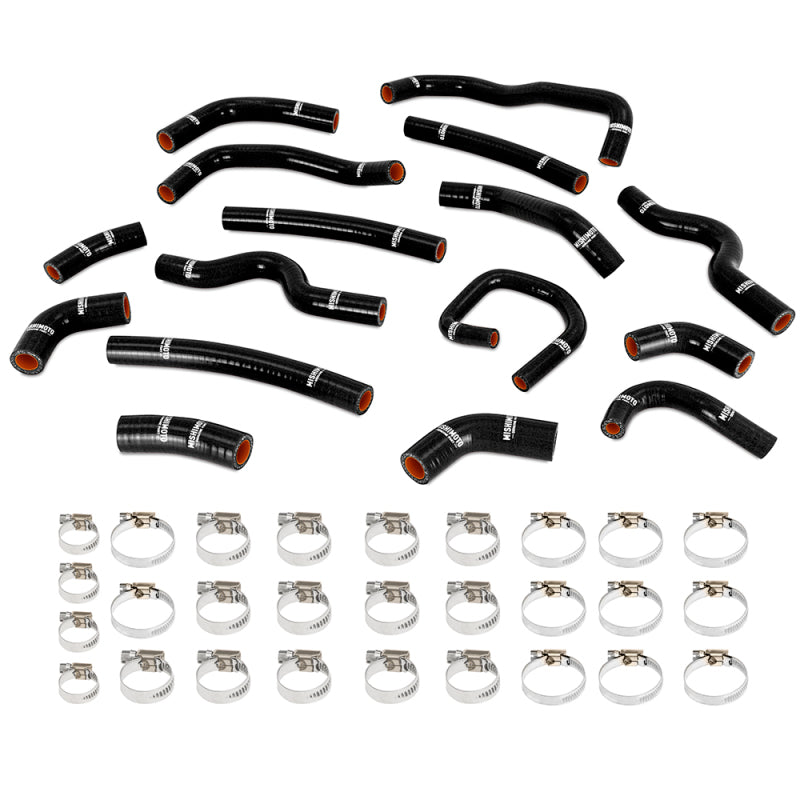 Mishimoto 98-07 Land Cruiser 4.5L I6 Silicone Radiator Hose Kit - Black MMHOSE-LCR-99HHBK MMHOSE-LCR-99HHBK Photo - Primary
