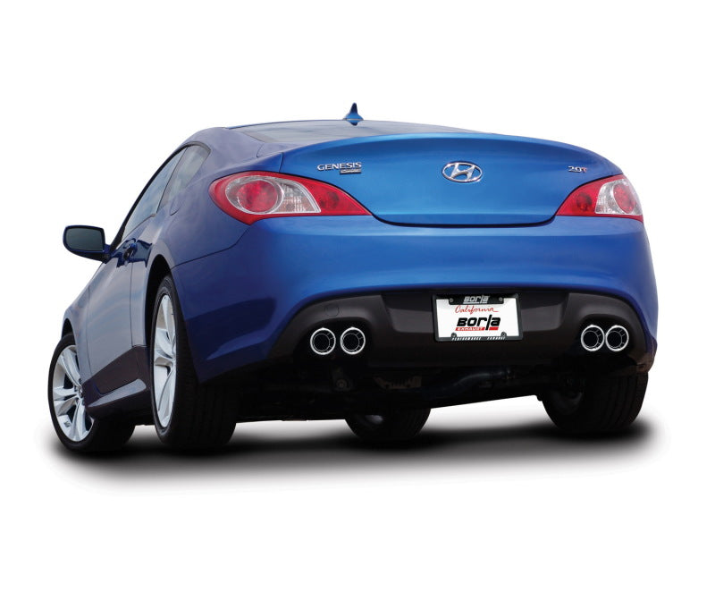Borla 10-14 Genesis Coupe 2.0L Turbo ONLY AT/MT RWD 2DR Catback Exhaust 140350 140350 Photo - Close Up