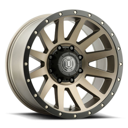 ICON Compression 20x10 8x6.5 -19mm Offset 4.75in BS 121.4mm Bore Bronze Wheel 2020108047BR 2020108047BR Photo - Primary