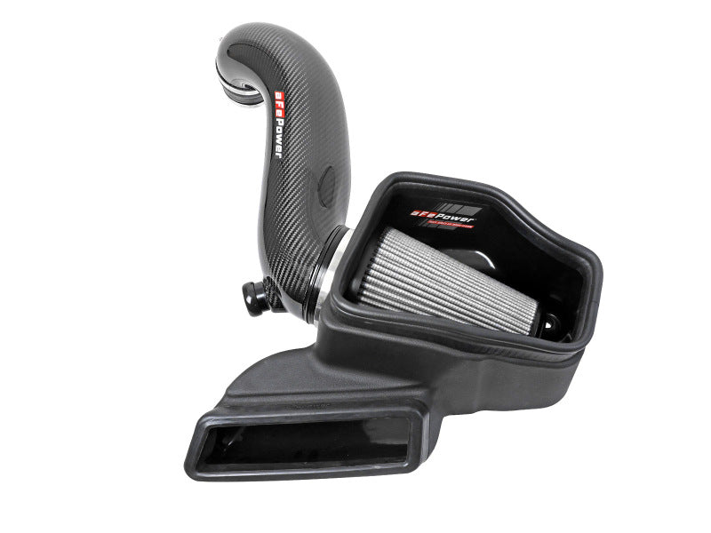 aFe 15-19 VW Golf R (MKVII) L4-2.0L (t) Track Series Carbon Fiber Intake System w/ Pro DRY S Filter 57-10016D 57-10016D Photo - Unmounted