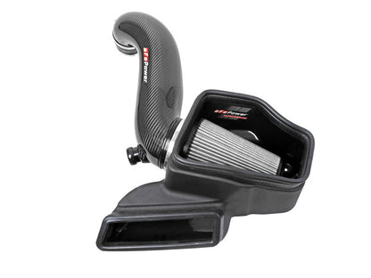 aFe 15-19 VW Golf R (MKVII) L4-2.0L (t) Track Series Carbon Fiber Intake System w/ Pro DRY S Filter 57-10016D 57-10016D Photo - Unmounted