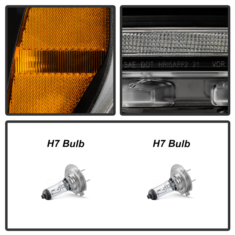 SPYDER Signature 20-21 Ford F150(Halogen Model) Proj. Headlights - Black(PRO-YD-FF15021HALSI-SEQ-BK) 5088710 5088710 User 5