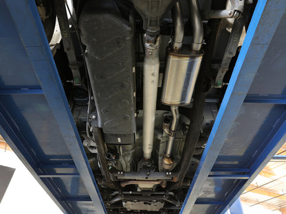aFe Gemini XV 3in 304 SS Cat-Back Exhaust 09-18 GM Trucks V6-4.3/V8-4.8/5.3L w/ Black Tips 49-34131-B 49-34131-B Photo - Mounted