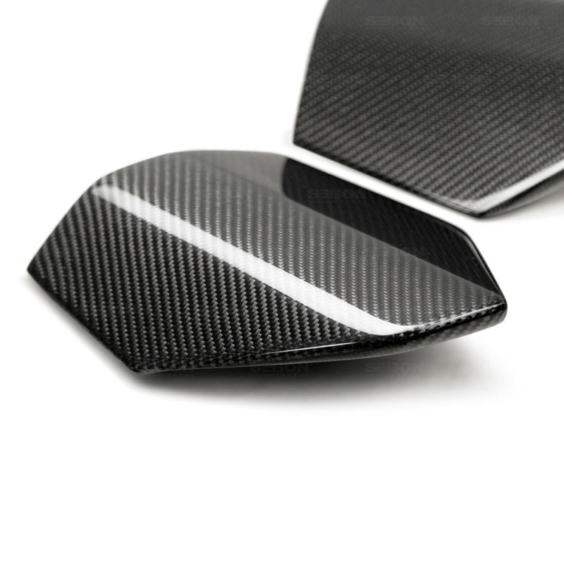 Seibon 2017-2021 Honda Civic Type-R Carbon Fiber Rear Roof Trim RRT17HDCVR RRT17HDCVR Photo - Primary