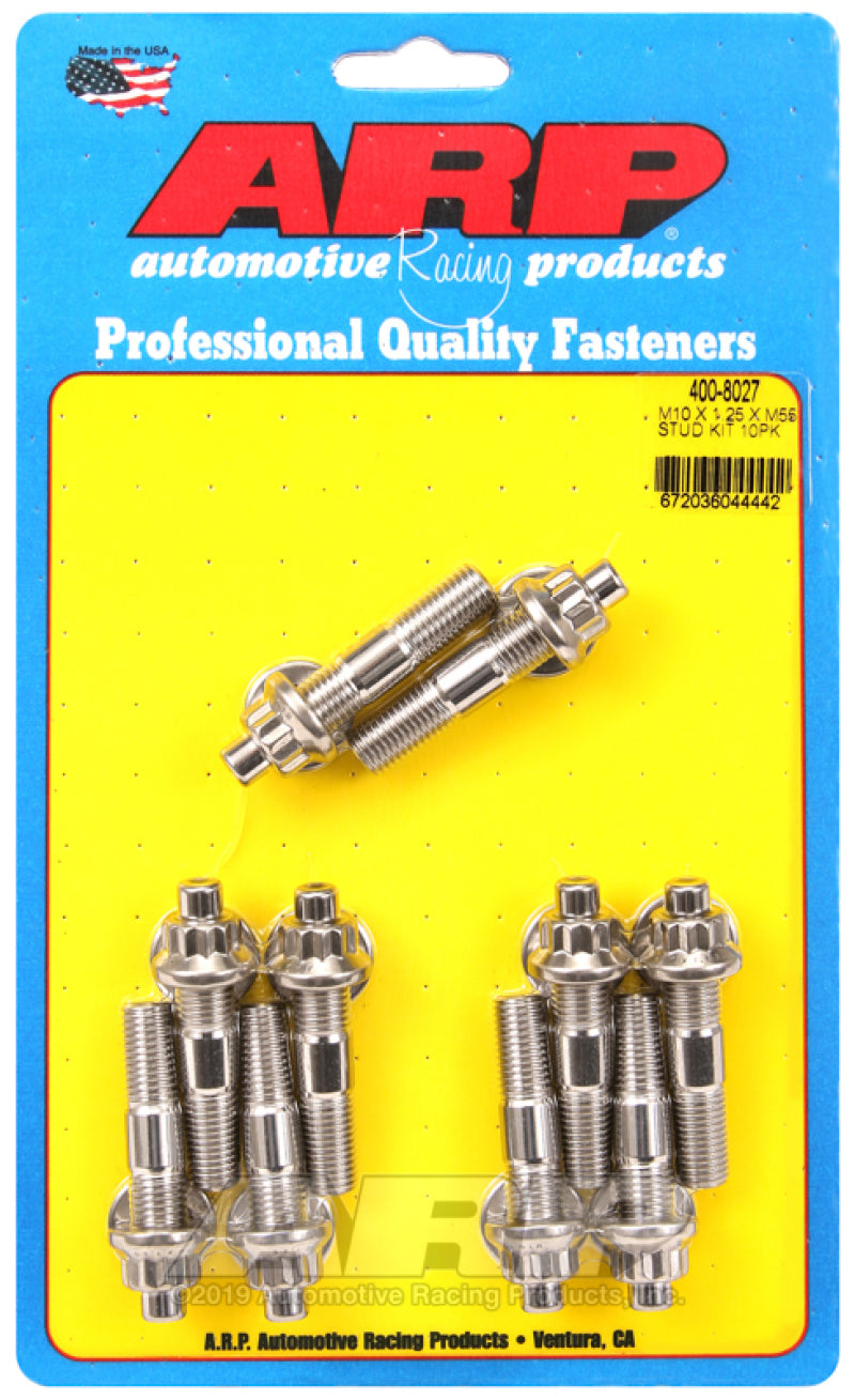 ARP M10 X 1.25 X 55mm Accessory Stud Kit 400-8027 Photo - Primary
