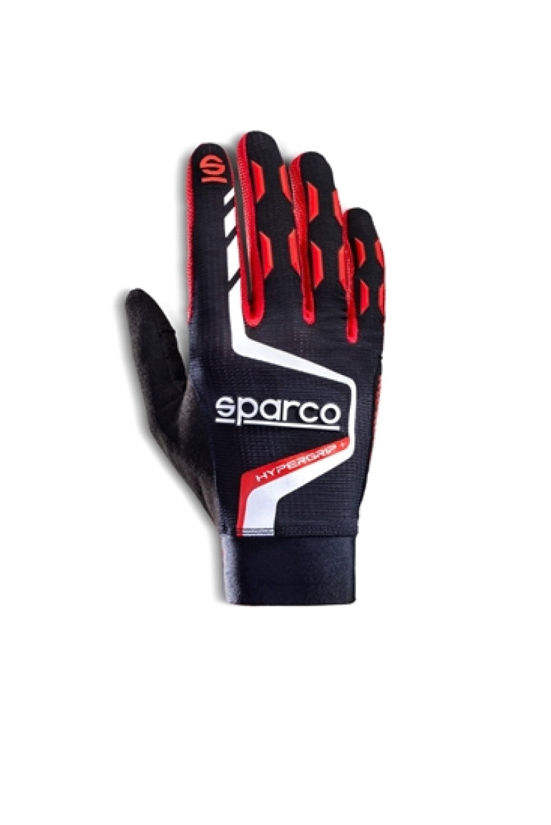 Sparco Gloves Hypergrip+ 11 Black/Red 00209511NRRS 00209511NRRS Photo - Primary