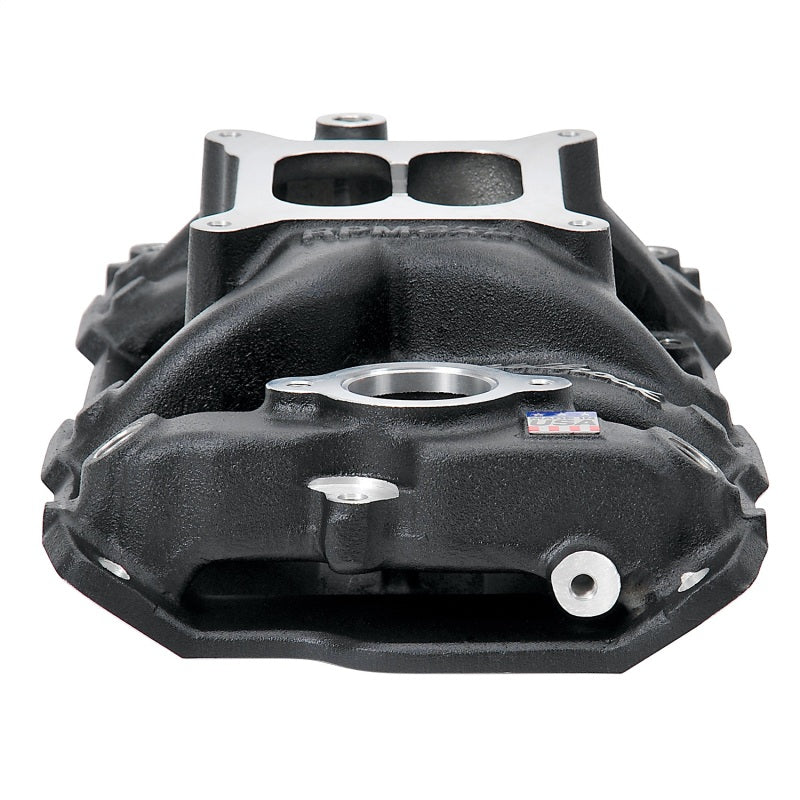 Edelbrock Intake Manifold, RPM Air-Gap, Small-Block Chevy 262-400, Black 75013 Photo - Unmounted