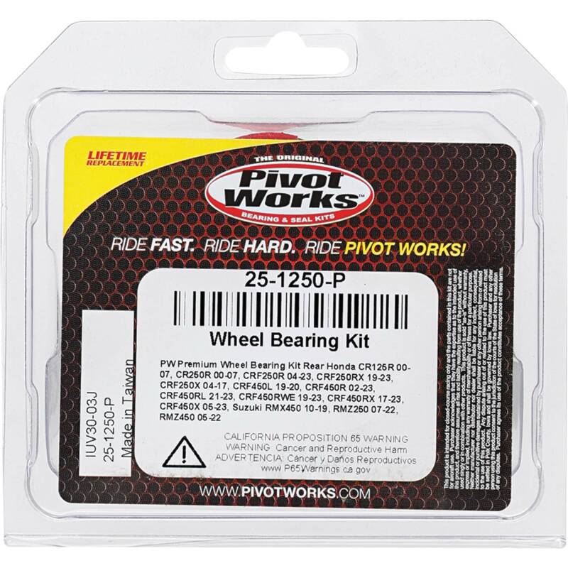 Pivot Works Pw Premium Wheel Bearing 25-1250-P 25-1250-P Photo - Primary