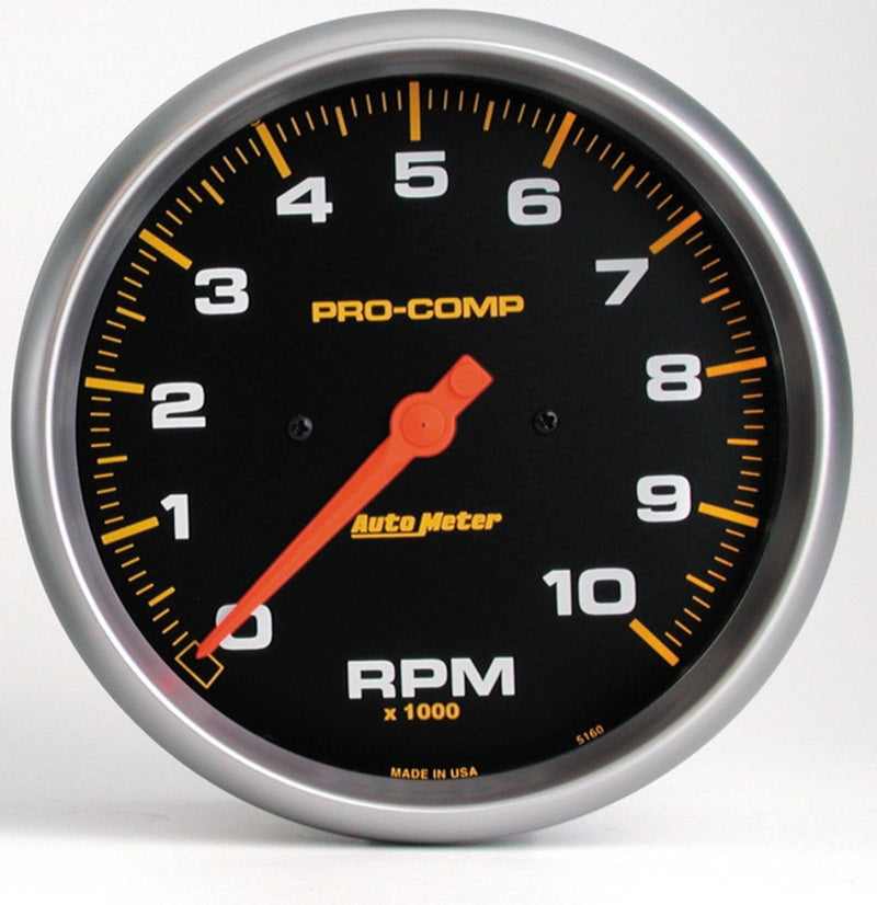 Autometer Gauge, Tachometer, 5", 10K Rpm, In-Dash, Pro-Comp 5160 Photo - Primary