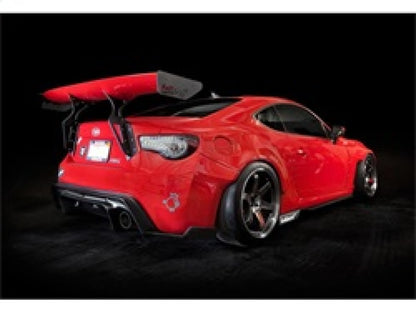 Spyder Scion FRS 12-14/Subaru BRZ 12-14 Light Bar LED Tail Lights Black ALT-YD-SFRS12-LBLED-BK 5072009 5072009 Photo - Mounted