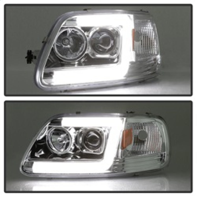 Spyder 97-03 Ford F-150 (After 6/1997) V2 Proj Headlights DRL LED - Chrm (PRO-YD-FF15097V2-LB-C) 5084644 5084644 Photo - Unmounted