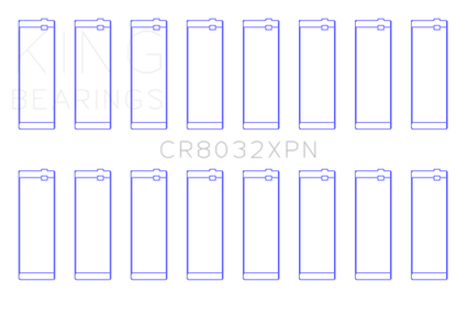 King Engine Bearings King Chyrsler Dodge Hemi 5.7L / 6.1L V8 (Size STDX) Performance Rod Bearing Set CR8032XPNSTDX CR8032XPNSTDX Photo - Primary