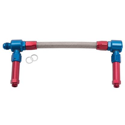 Russell -8 Proflex Dual Inlet Carb Kit - Demon Carbs - Red/Blue 641180 Photo - Primary
