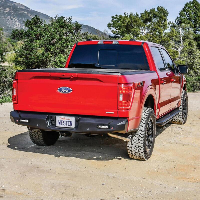 Westin 15-20 Ford F-150 Pro-Series Rear Bumper - Textured Black 58-421015 58-421015 Photo - Mounted