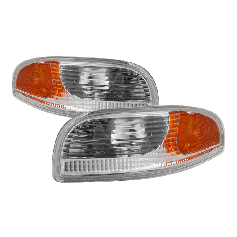 SPYDER xTune Chevy Corvette 97-04 Bumper Signal Lights - Chrome CBL-JH-CCORV97-AM-C 9036606 9036606 Photo - Primary