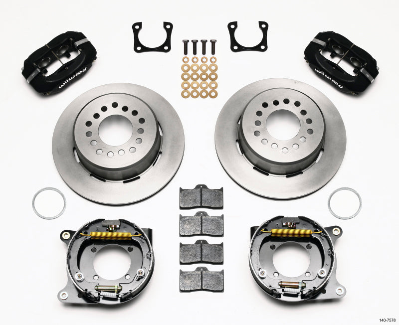 Wilwood Forged Dynalite P/S Park Brake Kit Chevy 12 Bolt-Spec 3.15in Brng 140-7578 140-7578 Photo - Primary