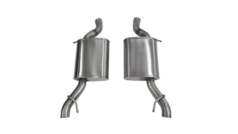 Corsa Performance Sport Axle-Back Exhaust Dual Rear Polished Outlet 2014 Cadillac CTS Vs 14325 Photo - Primary
