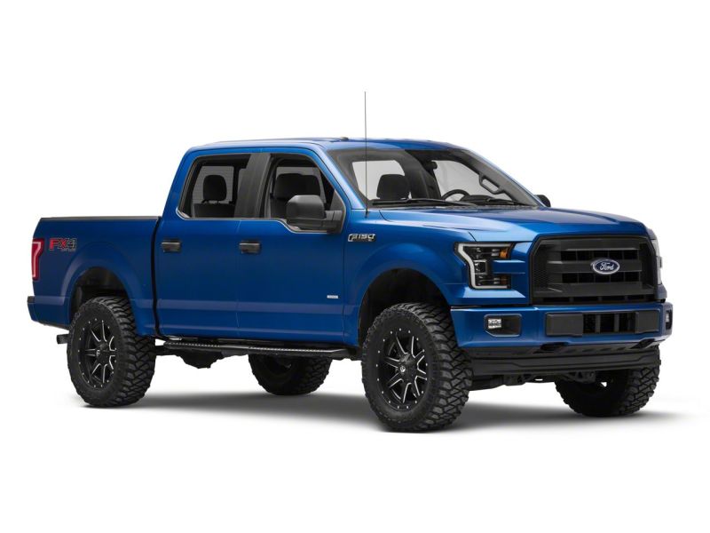 Raxiom 15-17 Ford F-150 G3 Projector Headlights w/ LED Accent- Blk Housing (Clear Lens) T542837 T542837 Photo - Close Up