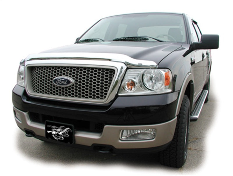 Stampede Vigilante Premium Hood Protector,Chrome,For 1997-2002 Ford Expedition 318-8 Photo - Mounted