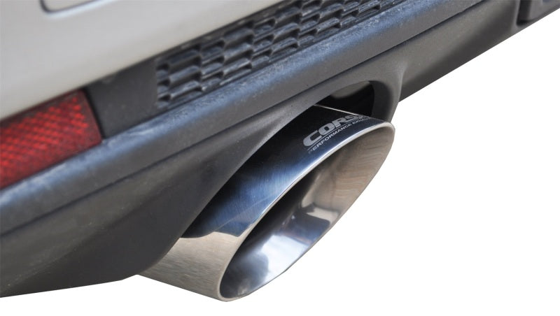 Corsa Performance 13-14 Cadillac ATS Sedan 2.0L A/T Polished Sport Dual Rear Cat-Back 14888 Photo - Mounted