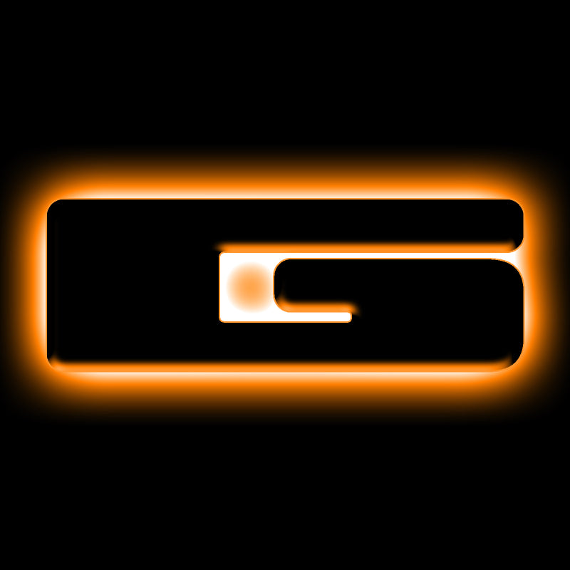 ORACLE Lighting Universal Illuminated LED Letter Badges - Matte Black Surface Finish - G 3141-G-005 3141-G-005 Photo - Primary