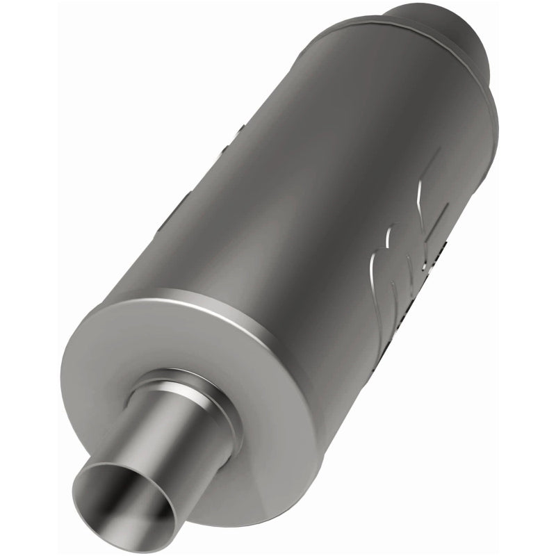 MagnaFlow 6" Round Center/Center Performance Muffler With Tip 14821 Photo - out of package